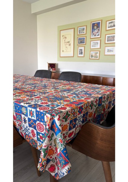 New Fashion Süet Dokuma Dijital Baskılı Masa Örtüsü | 140X180 cm & 140X220 cm