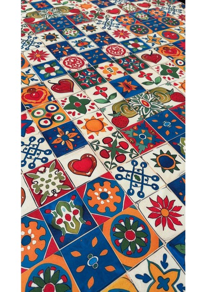 New Fashion Süet Dokuma Dijital Baskılı Masa Örtüsü | 140X180 cm & 140X220 cm fırsatları