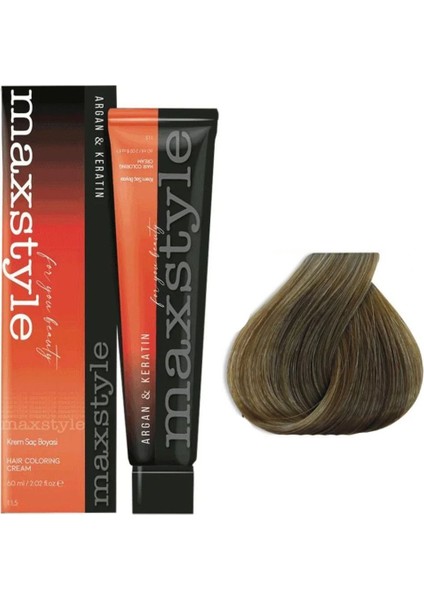 Yoğun Açık Küllü Kumral Saç Boyası ve Sıvı Oksidan Seti