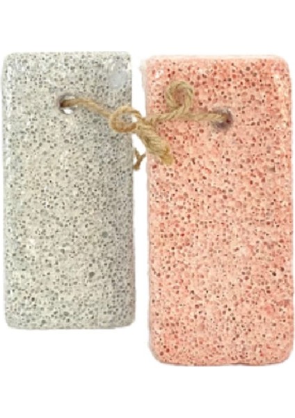 İki Adet Topuk ve Vücut Peeling Taşı, Cilt Bakımı İçin Güçlü Temizleyici