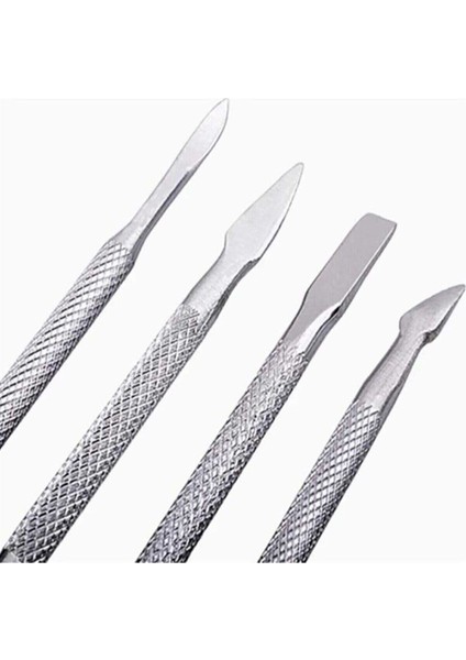 4'lü Metal Et İtici Kronk Seti İle Profesyonel Tırnak Bakımı fiyatları