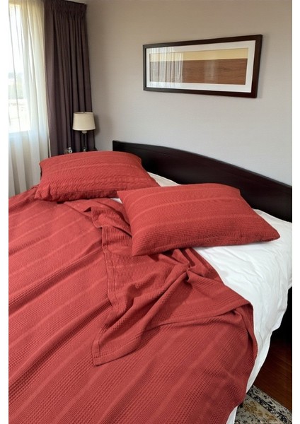 %100 Pamuk Pike Takımı Battal Bordürlü 1 Nefes Alan Pike+2 Yumuşak Yastık Kılıfı, Terletmeyen fiyatları