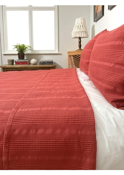 %100 Pamuk Pike Takımı Battal Bordürlü 1 Nefes Alan Pike+2 Yumuşak Yastık Kılıfı, Terletmeyen fırsatları