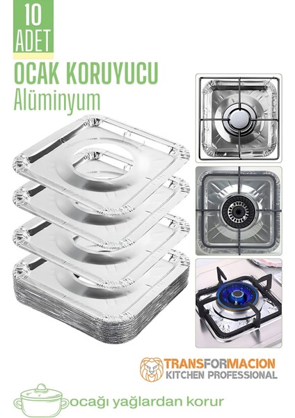 Ocak Koruyucu Folyo - Kızartma Yemek Yağ Koruyucu Folyo 10 Adet 721962 fiyatları