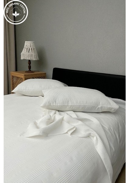 %100 Pamuk Pike Takımı Battal Bordürlü 1 Nefes Alan Pike+2 Yumuşak Yastık Kılıfı, Terletmeyen fiyatları