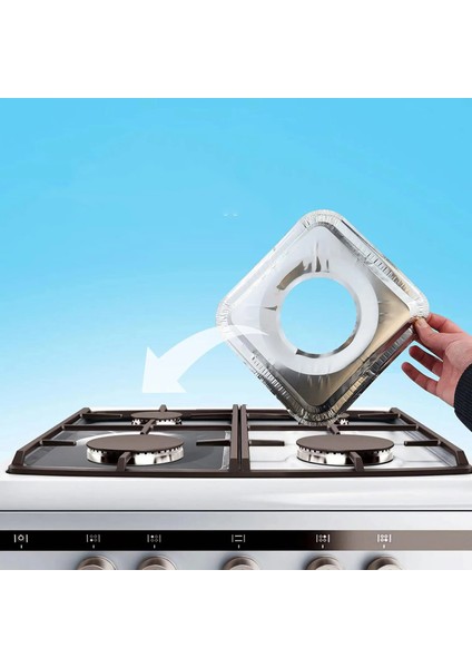 Ocak Koruyucu Folyo - Kızartma Yemek Yağ Koruyucu Folyo 10 Adet 721962 indirimleri