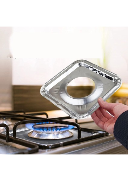 Ocak Koruyucu Folyo - Kızartma Yemek Yağ Koruyucu Folyo 10 Adet 721962