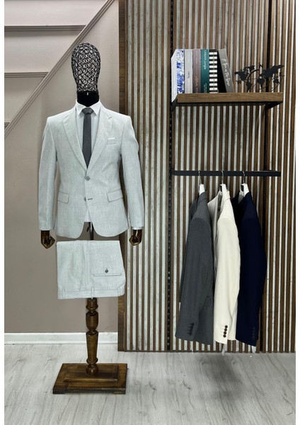 Takım Elbise Keten Jogger Pantolon -Çeket Esnek Yeni Model Yeni Trend Spor Takım