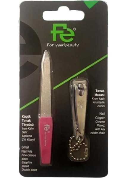 Tırnak Bakım Seti, Makas ve Küçük Törpü Hediye Kutusunda