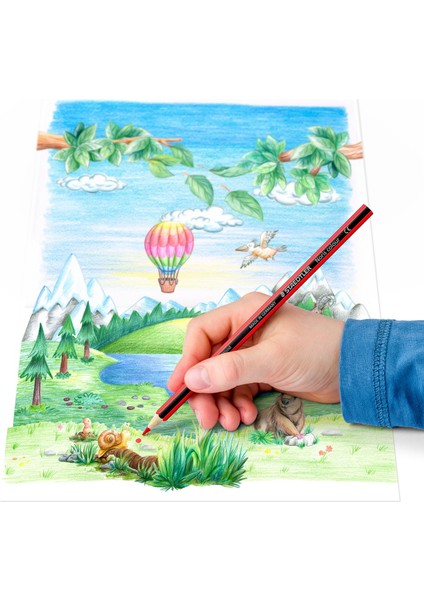 & WizDesign Staedtler & WizDesign 185 Noris Color Kuru Boya Kalemleri – (12, 18, 24, 36 Renk Seçenekleri) indirimleri