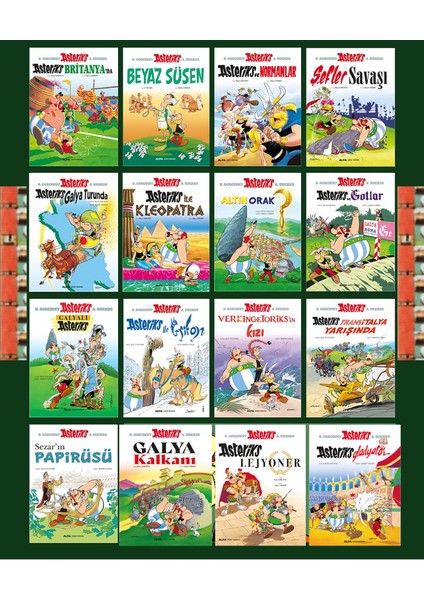 Asteriks 16 Kitap-Çizgi Roman