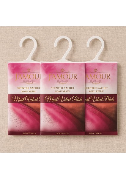 Most Velvet Petals Askılı Dolap ve Çekmece Kokusu 3'lü Paket
