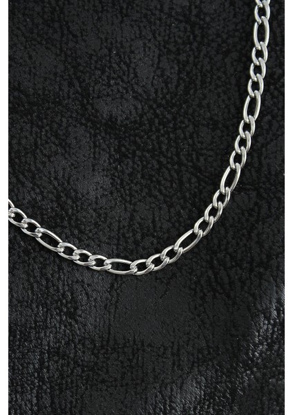 316L Çelik Klasik Figaro Zincir Model Gümüş Renk Erkek Kolye fiyatları