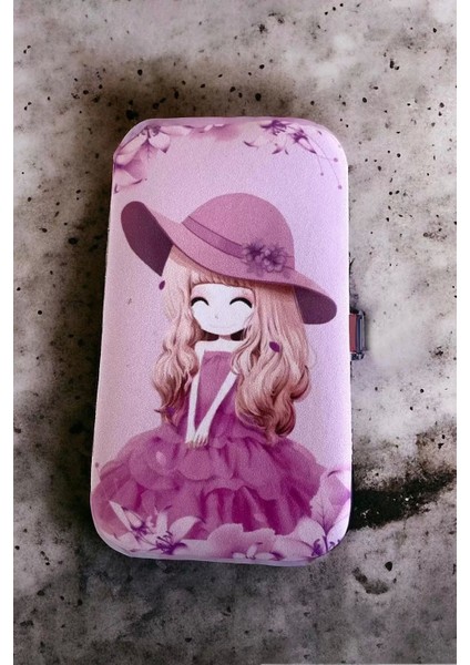 Lila Renk Çanta İle 8 Parça Detaylı Bakım Seti, Şık ve Kullanışlı Seçenek