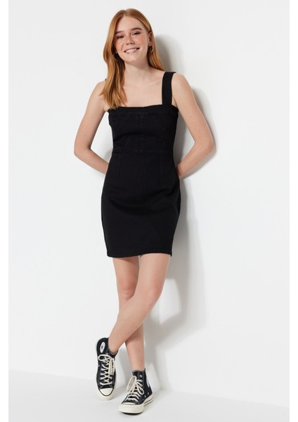 Shopeonly çok Renkli A Kesim Mini Dokuma Sırt Dekolteli Çiçekli Elbise fiyatları