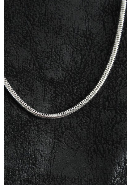 316L Çelik Oval Italyan Zincir Model Gümüş Renk Erkek Kolye fiyatları