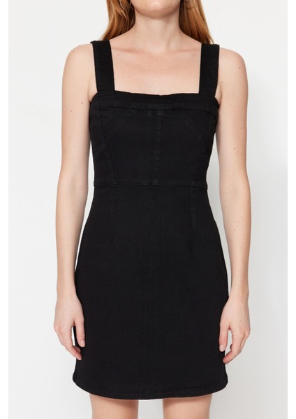 Shopeonly çok Renkli A Kesim Mini Dokuma Sırt Dekolteli Çiçekli Elbise fırsatları