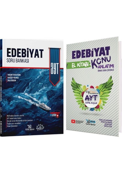 Ayt Edebiyat Soru Bankası ve Yayın Denizi Pro Konu Seti 2 Kitap