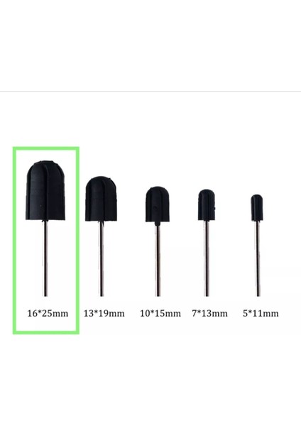 10'lu 16 x 25 mm Orta Kalın 150# Tırnak Bakım Seti, Ayak Zımpara ve Törpü Başlıkları fırsatları