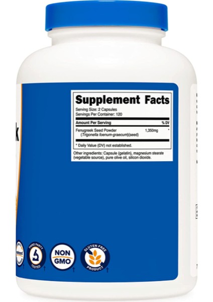 Fenugreek Seed 1350 mg – 240 Capsul fiyatları
