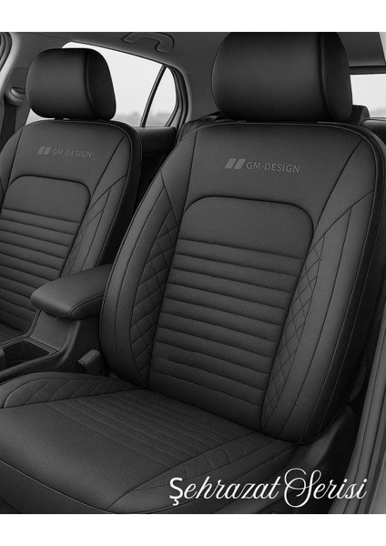 Audi A4 Uyumlu Şehrazat Serisi Oto Koltuk Kılıfı