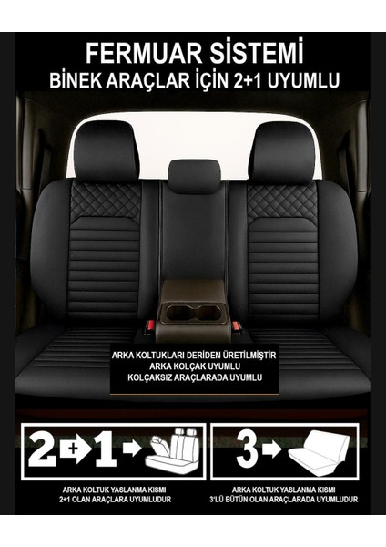 Chevrolet Cruze Uyumlu Şehrazat Serisi Oto Koltuk Kılıfı fırsatları