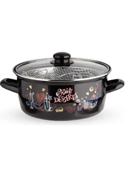 Trendinyeri Emıva Emaye Kızartma TENCERESI24 cm