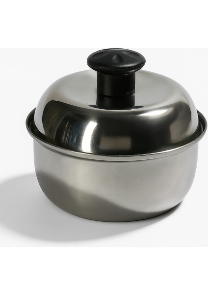 Paslanmaz Çelik Şekerlik & Baharatlık & Sosluk 2 Adet 8x6 cm