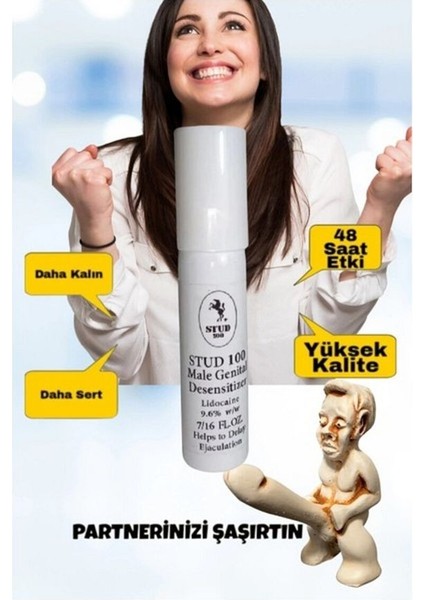 Stud 100 Gecikmeli Uzun Deneyim Spreyi 20 cc x 4 Adet