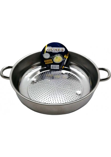 No-2 - 28CM Basık Süzek Metal Süzgeç (4887)