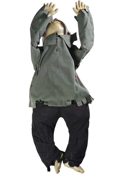 Sesli Işıklı ve Sensörlü Yerde Emekleyen Hareketli Bebek Hayalet Zombi Dekor 30x85 cm (4887) modelleri