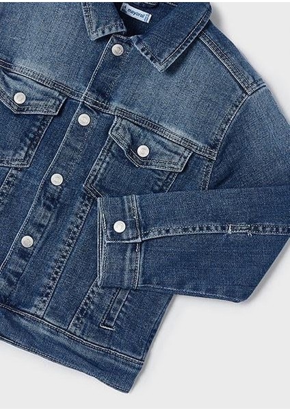 Mayoral Erkek Çocuk Mavi Kot Ceket 03487 modelleri