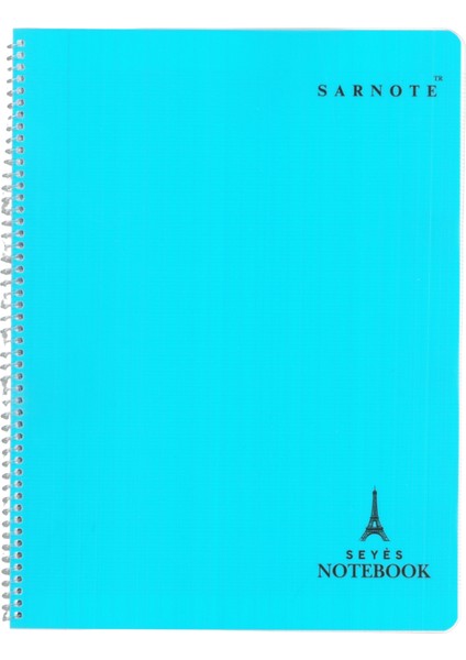 Seyes Defter 24X32CM 60 Yaprak Spiralli Pp Kapak