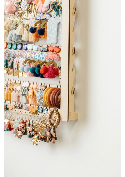 Ekru Desmo Concept Küpe Teşhir Standı, Şık Ve Kullanışlı Takı Düzenleme Ürünü fırsatları