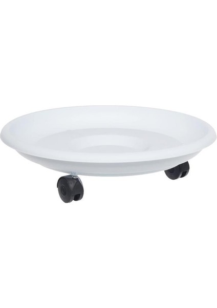 SO-TT01 Tekerlekli Saksı Tabağı No 1 Beyaz 3 Adet modelleri