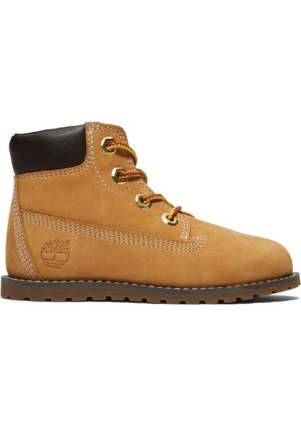 Pokey Pine Mıd Lace Up Wıth Zıp Boot Çocuk Bej Bot TB1A125Q2311