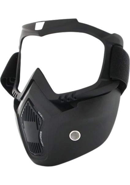 Motosiklet Kask Maskesi ve Gözlüğü Mkm Gümüş