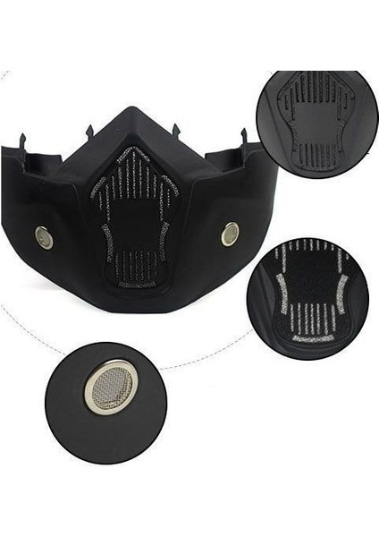 Motosiklet Kask Maskesi ve Gözlüğü Mkm Gümüş modelleri