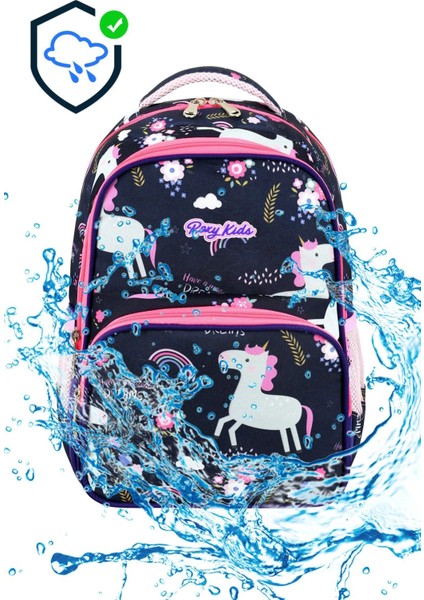 Lisanslı Unicorn Desenli 3'lü Set Okul Çantası,termal Beslenme Çantası ve Kalem Kutusu Seti indirimleri