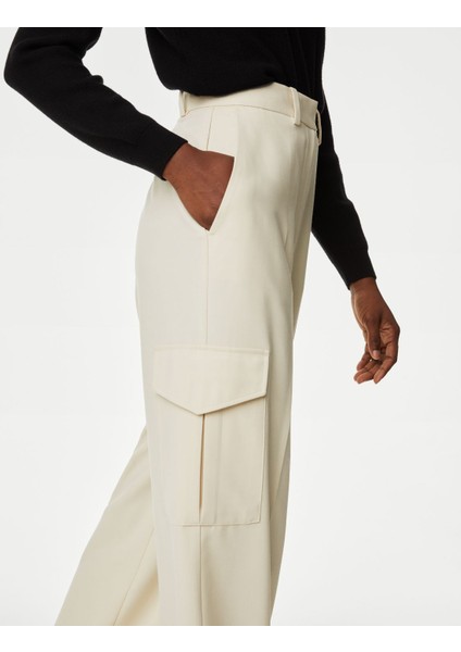 Regular Fit Wide Leg Kargo Pantolon fiyatları