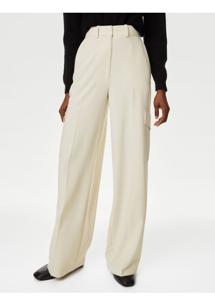 Regular Fit Wide Leg Kargo Pantolon modelleri