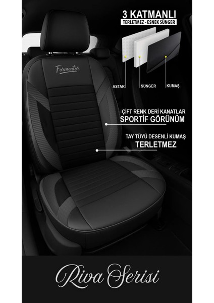 Hyundai Accent Uyumlu Riva Plus Serisi Oto Koltuk Kılıfı fiyatları