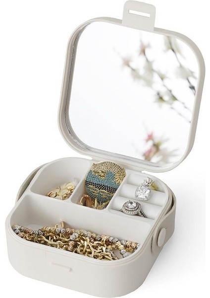 Mini Aynalı Takı Kutusu Çok Renkli Düzenleyici 3464 modelleri