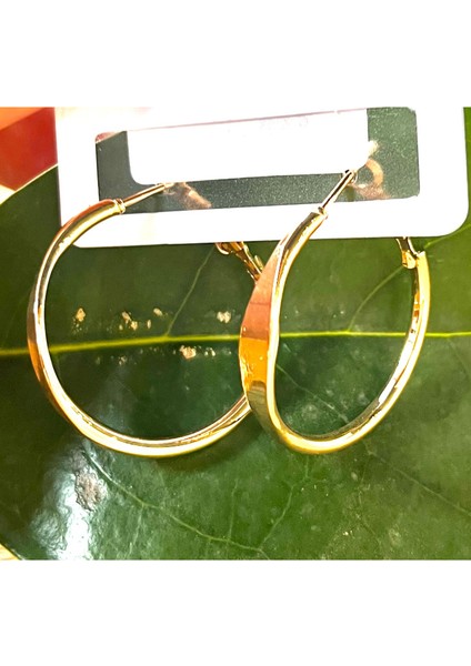 Bronz Renk Lüks Gösterişli Figürlü Halka Küpe modelleri