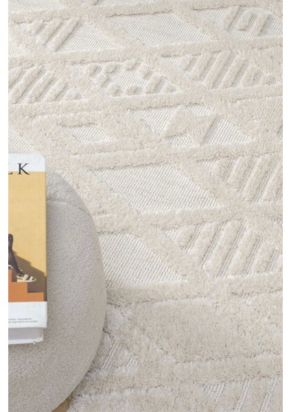 Krem Modern Dokuma Halı Yolluk Antre Oturma Odası Salon Mutfak Halısı fırsatları