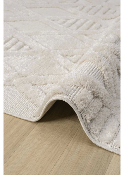 Krem Modern Dokuma Halı Yolluk Antre Oturma Odası Salon Mutfak Halısı indirimleri