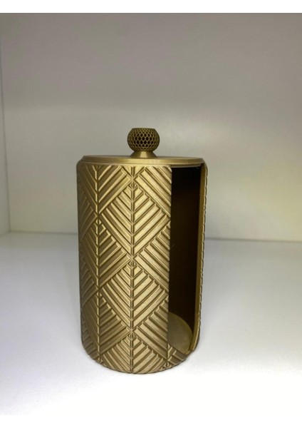 Yuvarlak Kapaklı 3D Dekoratif Pamuğu Kutusu, Banyo ve Kozmetik Düzenleyici fırsatları