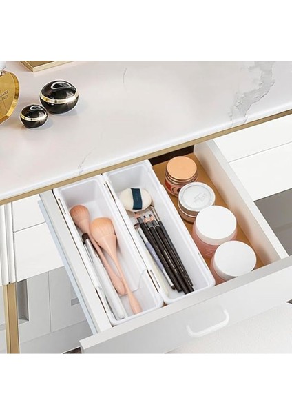 Genişleyen Ve Ayarlanabilir Makyaj Düzenleyici, Çekmecede Pratik Kullanım modelleri