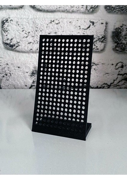 Delikli Takı Düzeni, 3D Pin Standı, Siyah, 65x115x34 mm
