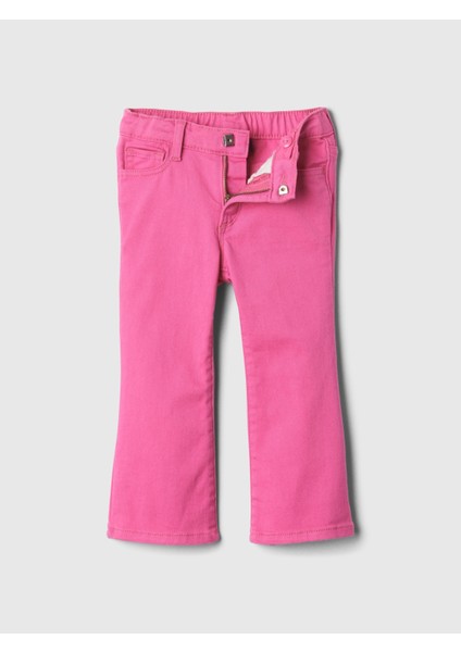 Kız Bebek Pembe Flare Jean Pantolon fiyatları